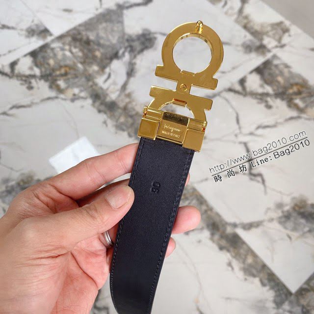 菲拉格慕男士皮帶 Ferragamo雙面牛皮腰帶  jjp2070